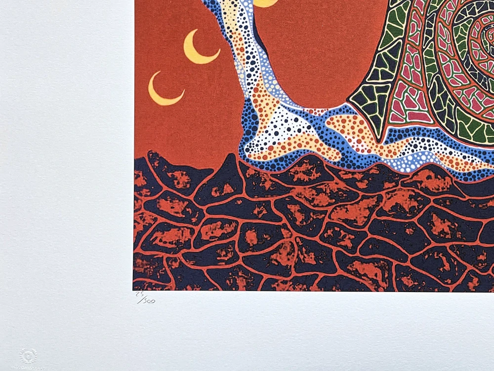Yayoi Kusama - Snail 25/500 - signováno, číslovaná edice, 65x50 cm