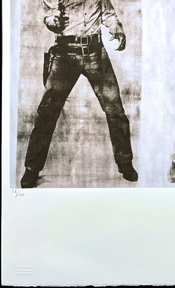 Andy Warhol - Double Elvis Presley tmavý 26/100 - edice Leo Castelli s certifikátem