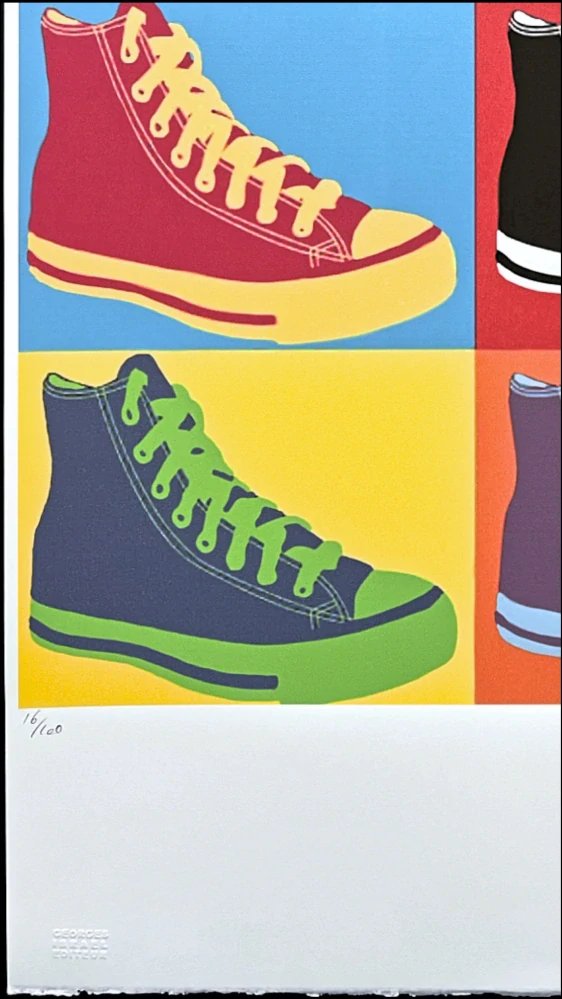 Andy Warhol - Converse 16/100 - edice Leo Castelli s certifikátem