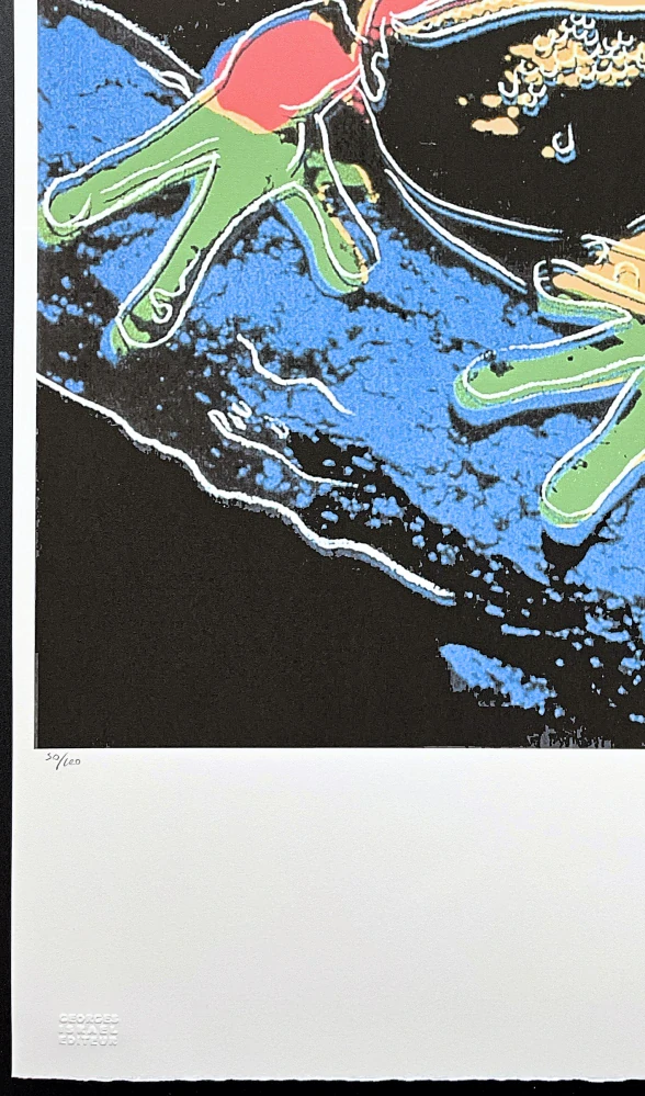 Andy Warhol - Tree Frog černá 50/100 - edice Leo Castelli s certifikátem