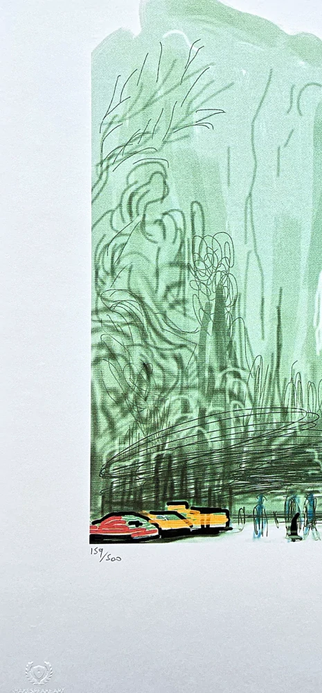 David Hockney - The Yosemite suite no.13 159/500 - limitovaná edice s certifikátem, 35x50 cm