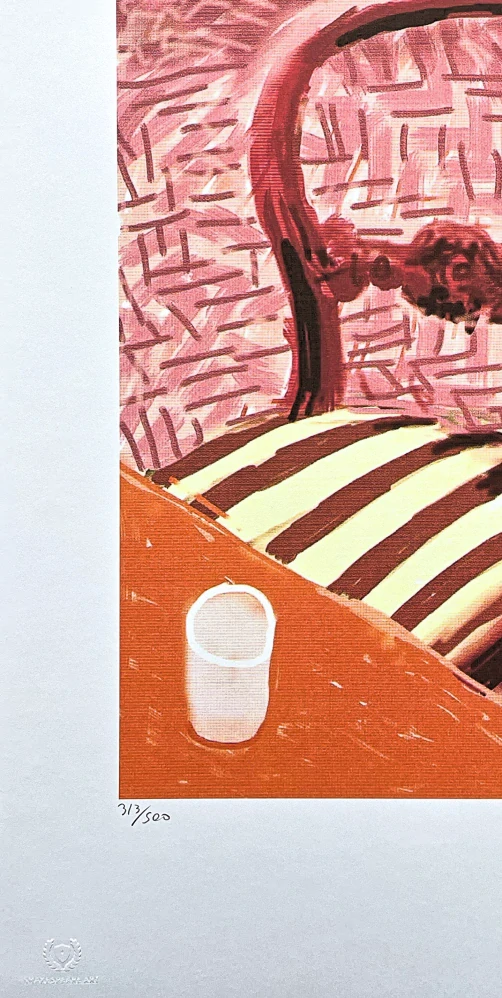 David Hockney - Window at sunset 313/500 - limitovaná edice s certifikátem, 35x50 cm