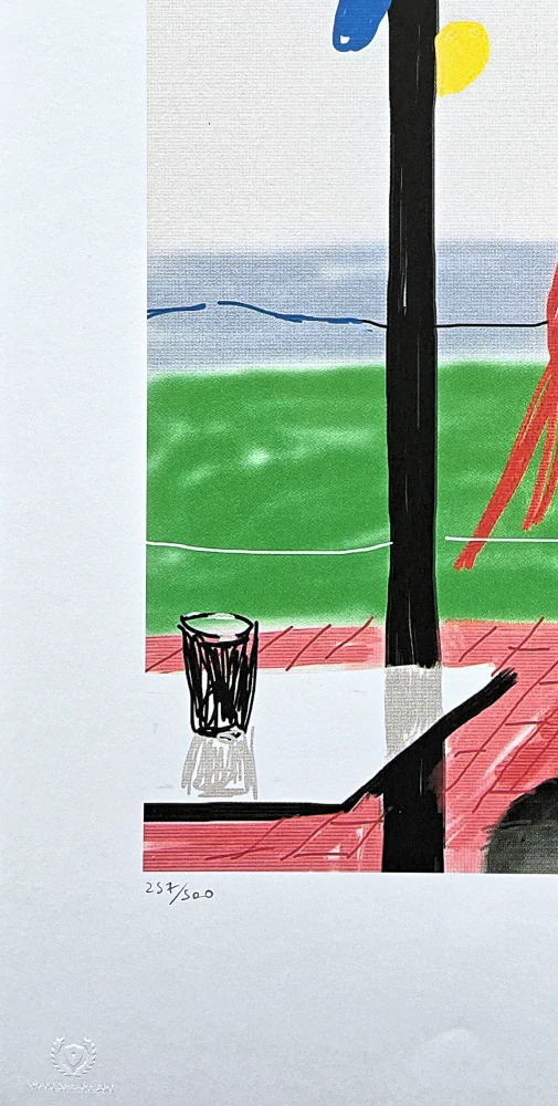 David Hockney - Me draw on iPad 257/500 - limitovaná edice, s certifikátem, 35x50 cm
