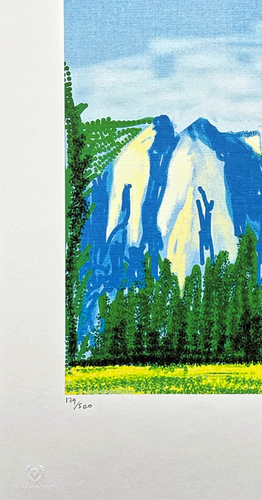 David Hockney - The Yosemite Suite II x/500 - limitovaná edice, s certifikátem, 35x50 cm