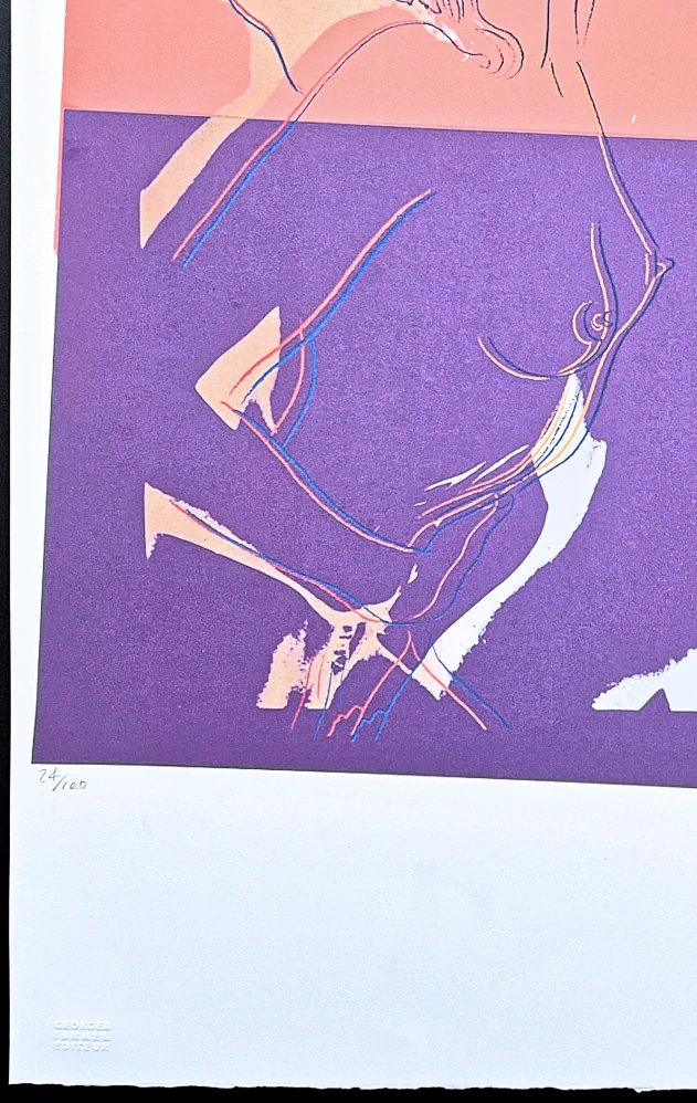 Andy Warhol - Act Love 24/100 - edice Leo Castelli s certifikátem