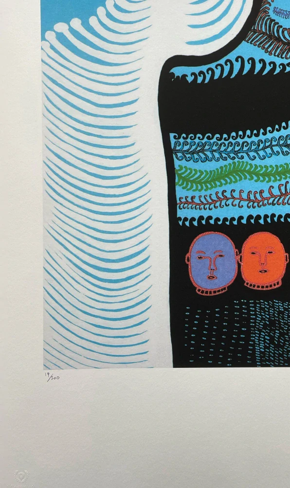 Yayoi Kusama - Waves II 19/500 - signováno, číslovaná edice, 50x65 cm