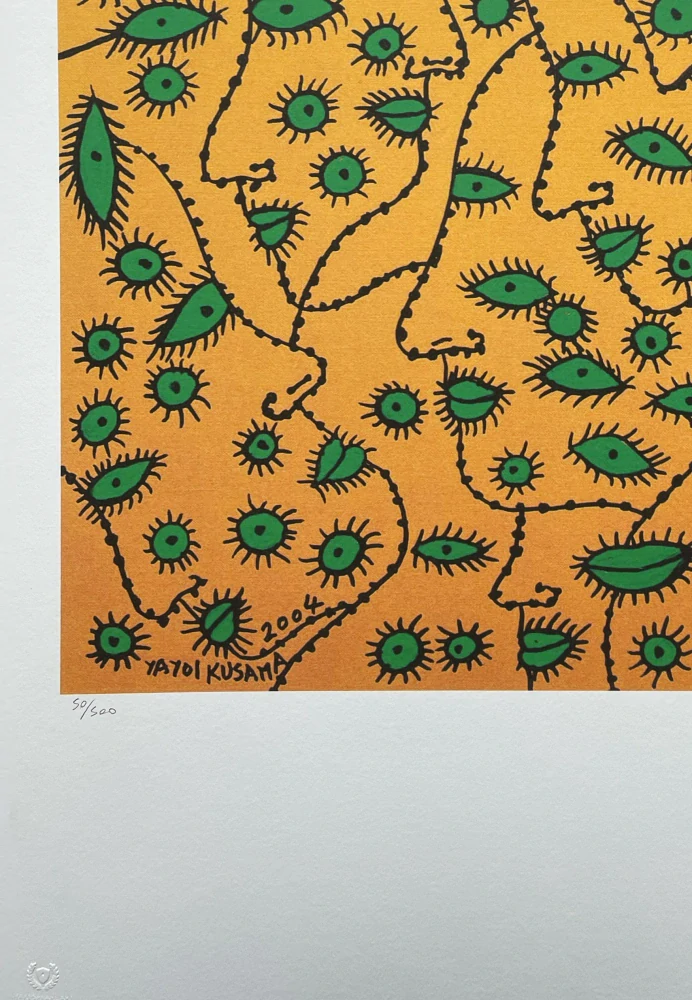 Yayoi Kusama - Love forever II - 50/500 - signováno, číslovaná edice, 50x65 cm
