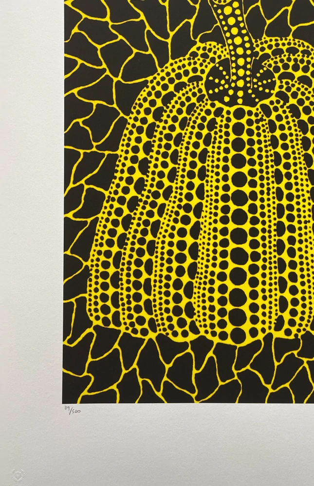 Yayoi Kusama - Pumpkin G x/500 - signováno, číslovaná edice, 50x65 cm
