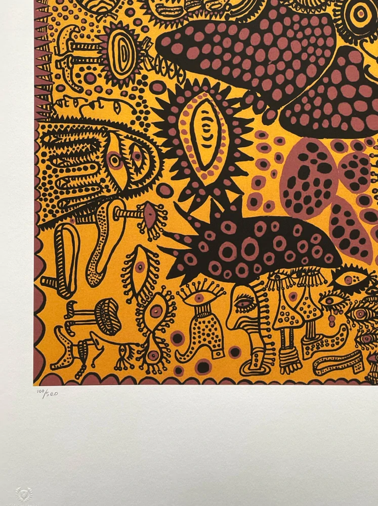 Yayoi Kusama - Untitled I 100/500 - signováno, číslovaná edice, 50x65 cm