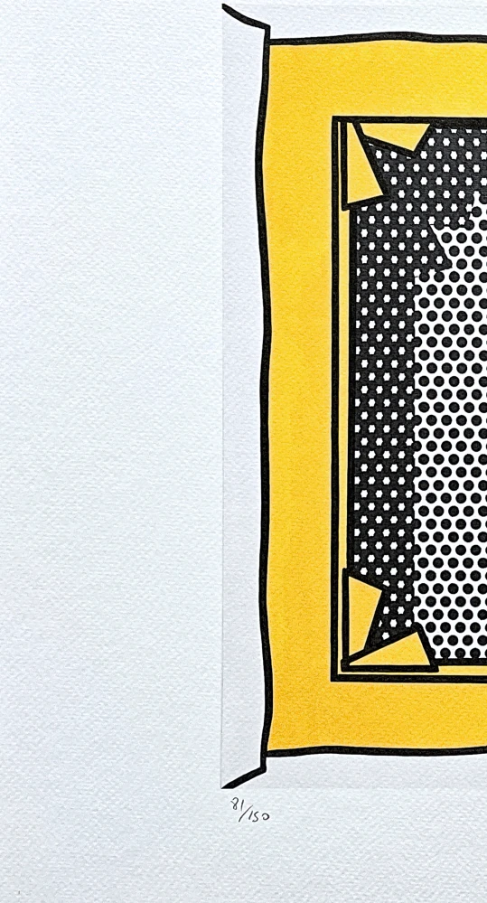 Roy Lichtenstein - Stretcher frame - signováno, 50x35cm, limitovaná edice 81/150