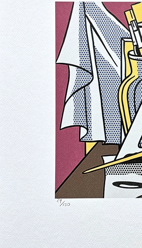 Roy Lichtenstein - Foot and Hand - signováno, 50x35cm, limitovaná edice 17/150