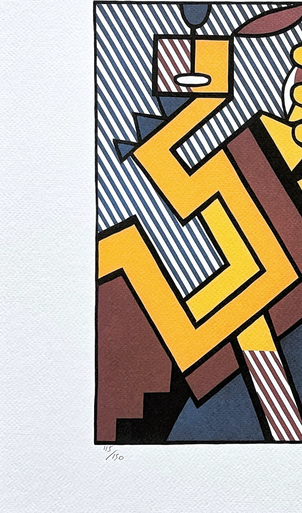 Roy Lichtenstein - Indian thema VI - signováno, 50x35cm, limitovaná edice 115/150