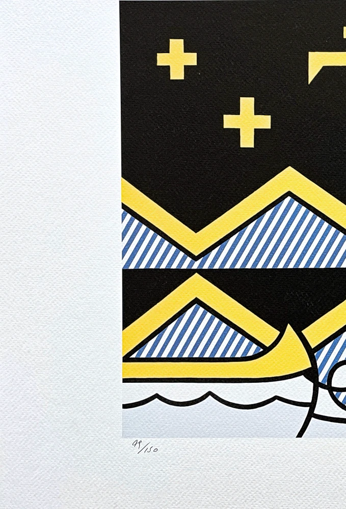 Roy Lichtenstein - American Indian Encounters - signováno, 50x35cm, limitovaná edice 49/150