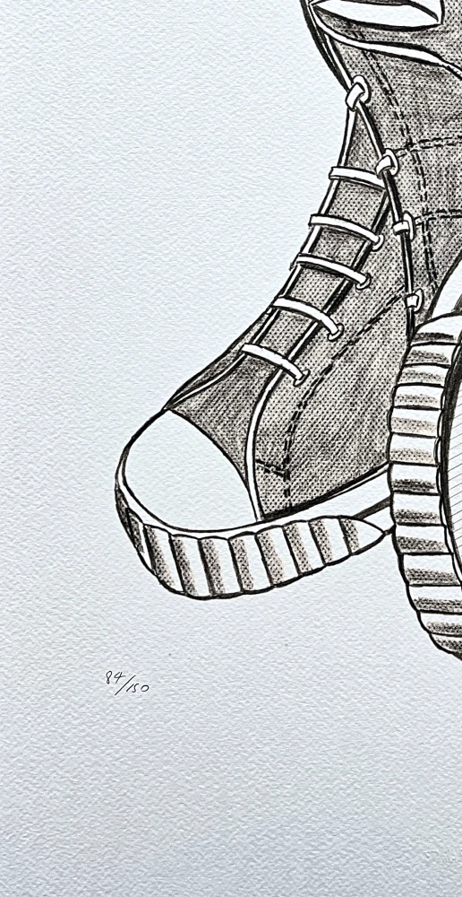 Roy Lichtenstein - Keds II - signováno, 35x50cm, limitovaná edice 84/150