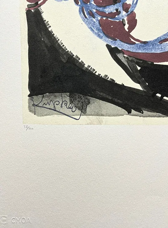 František Kupka - Amorpha: Fugue in two colors II 38/350 - limitovaná edice s certifikátem, 50x70cm