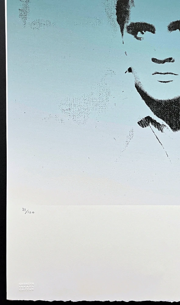 Andy Warhol - Elvis Presley zeleno-modrý 72/100 - edice Leo Castelli s certifikátem