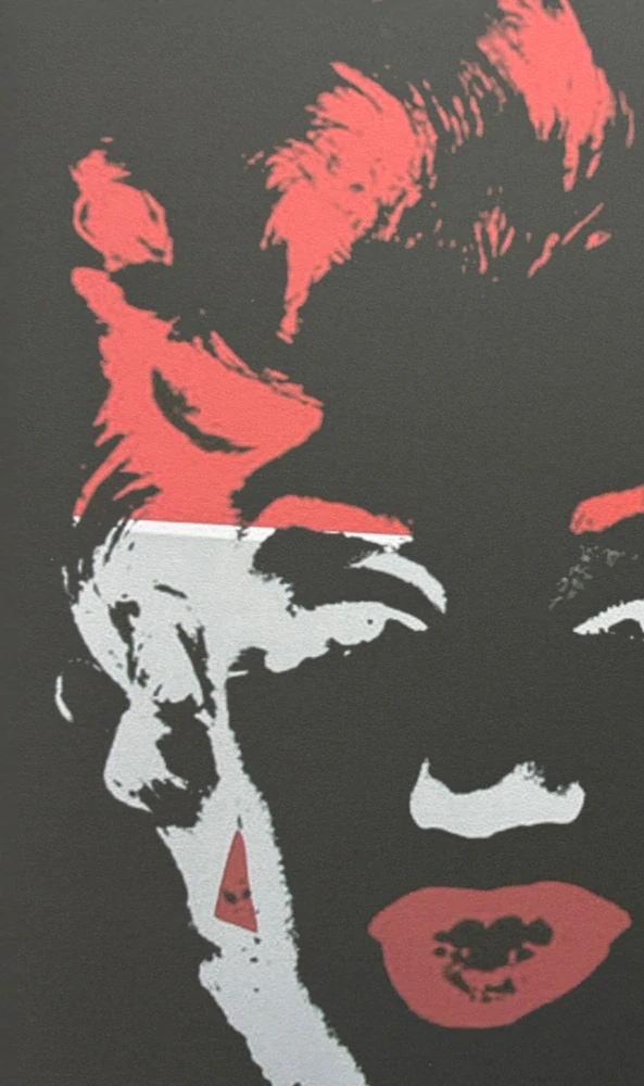 Andy Warhol - Marilyn Monroe černá 188/2400 - 60x60cm, limitovaná edice CMOA s certifikátem