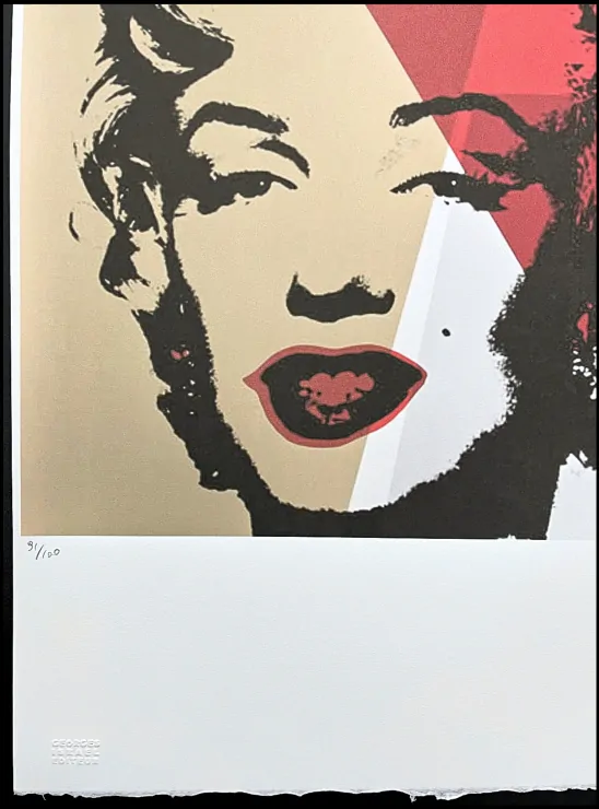 Andy Warhol - Marilyn Monroe ve dvou čtvercích 91/100 - edice Leo Castelli s certifikátem