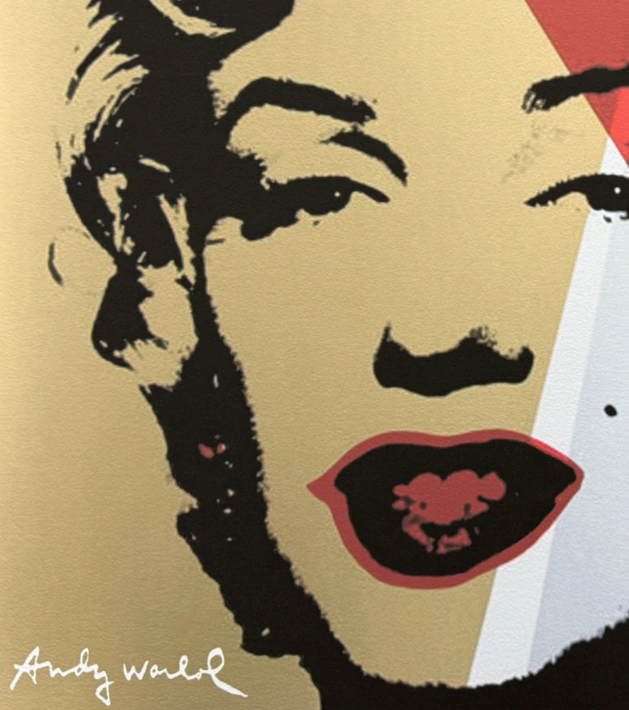Andy Warhol - Marilyn Monroe lV 50/2400 - 60x60cm, limitovaná edice CMOA s certifikátem