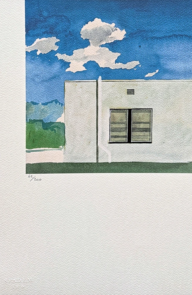 David Hockney - Santa Monica 62/200 - limitovaná edice, s certifikátem, 35x50 cm