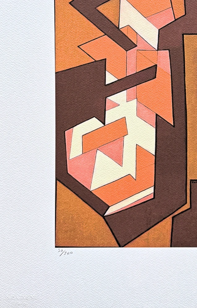 Victor Vasarely - Lacoete A - 50/500 - limitovaná edice s certifikátem,
