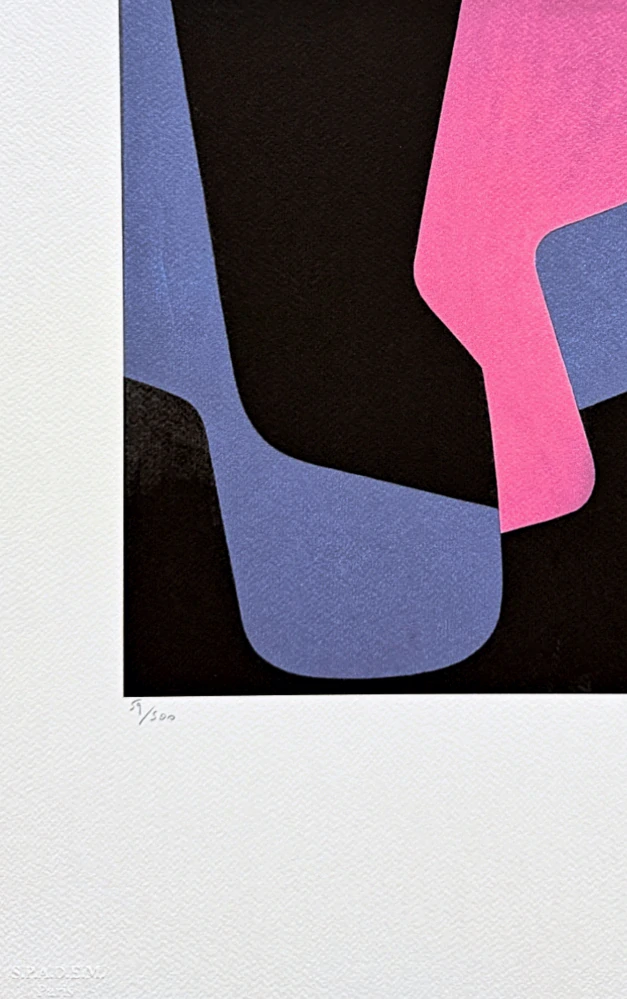 Victor Vasarely - Abstract geometric 59/500 - limitovaná edice s certifikátem