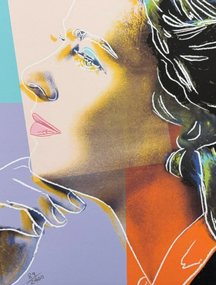 Andy Warhol - Ingrid Bergman ll 89/2400 - 60x60cm, limitovaná edice CMOA s certifikátem