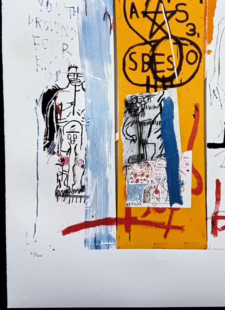 Jean-Michel Basquiat - Andy roman youth 215/300 - limitovaná edice, signováno, 50x70cm