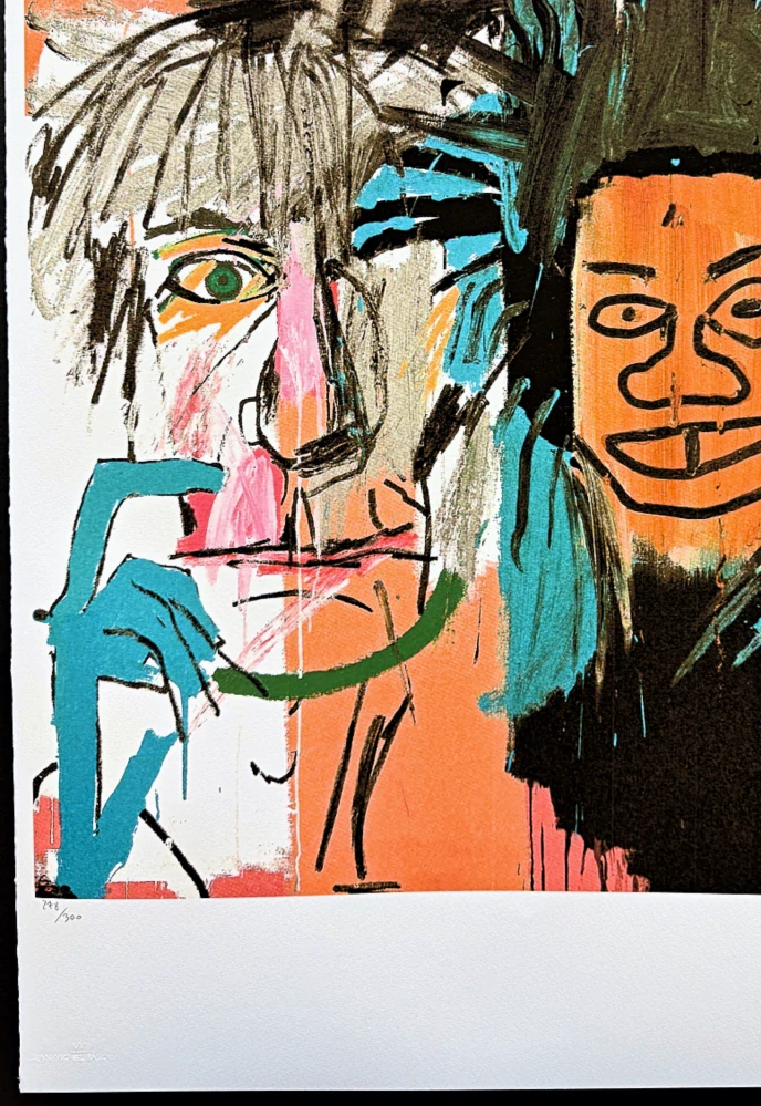 Jean-Michel Basquiat - Warhol and Basquiats once 278/300 - limitovaná edice, signováno, 50x70cm