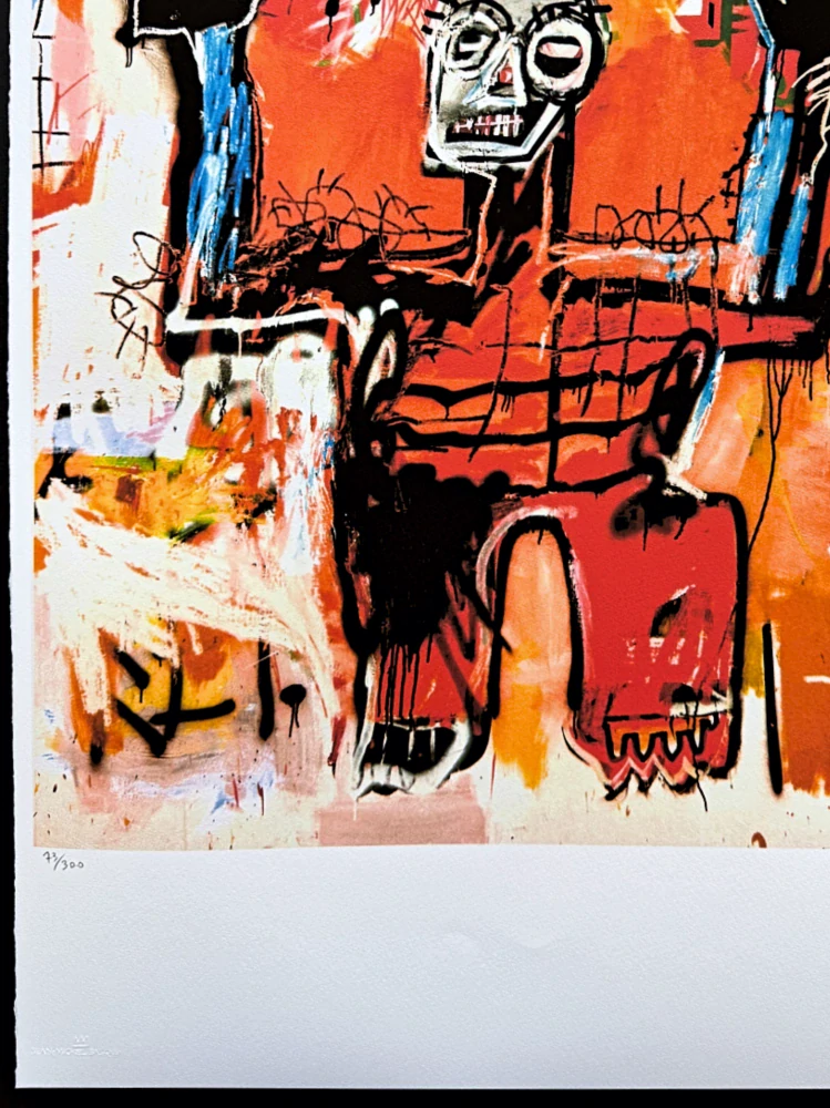 Jean-Michel Basquiat - Black King 73/300 - limitovaná edice, signováno, 50x70cm