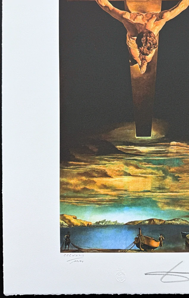 Salvador Dalí - Cristo de san Juan de la Cruz - signováno, limitovaná edice, 50x66cm