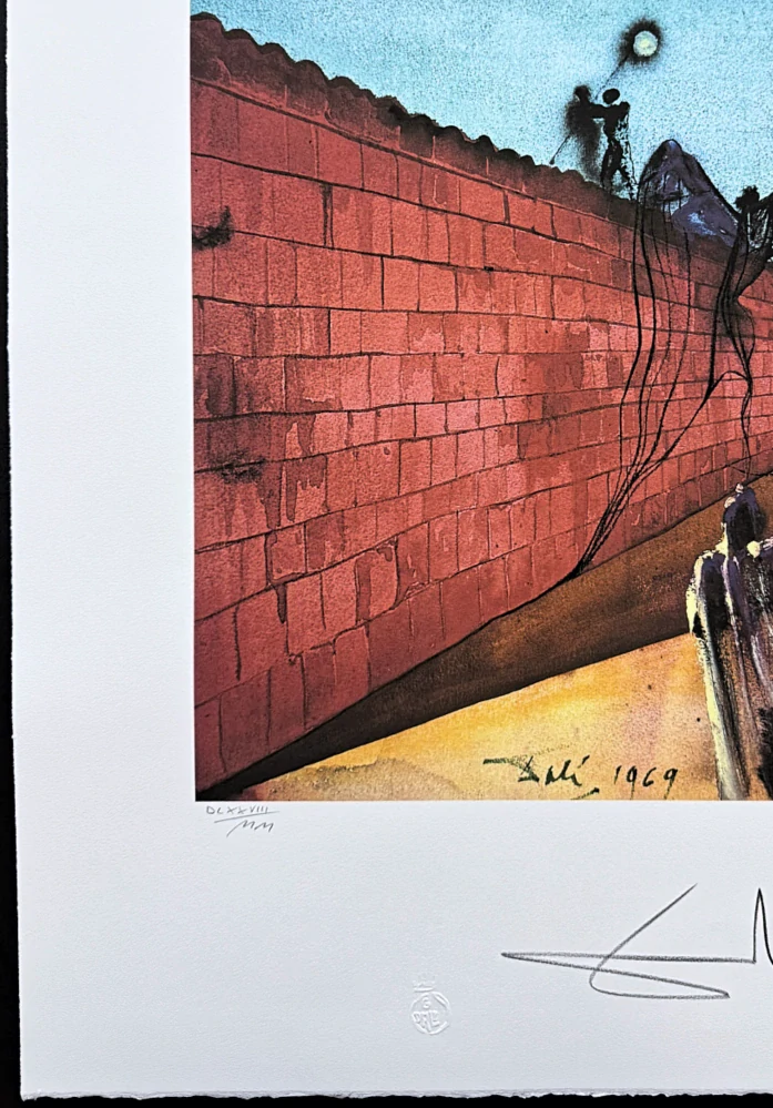 Salvador Dalí - Odysseus and Telemachus - signováno, limitovaná edice, 50x66cm