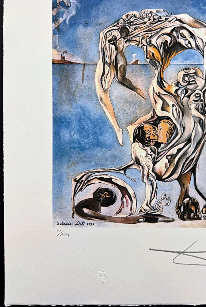 Salvador Dalí - Tristan e Isolda - signováno, limitovaná edice, 50x66cm