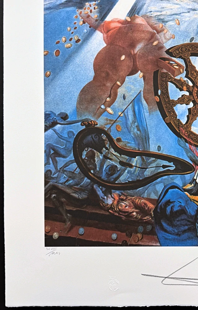 Salvador Dalí - Renaissance - signováno, limitovaná edice, 50x66cm