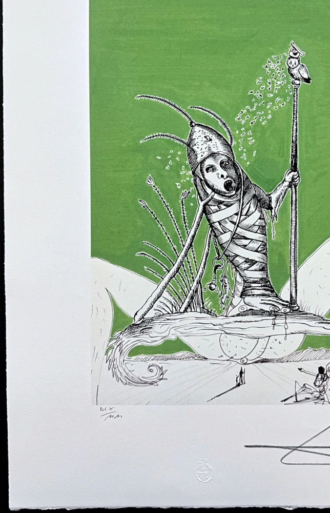 Salvador Dalí - Convalescence - signováno, limitovaná edice, 50x66cm