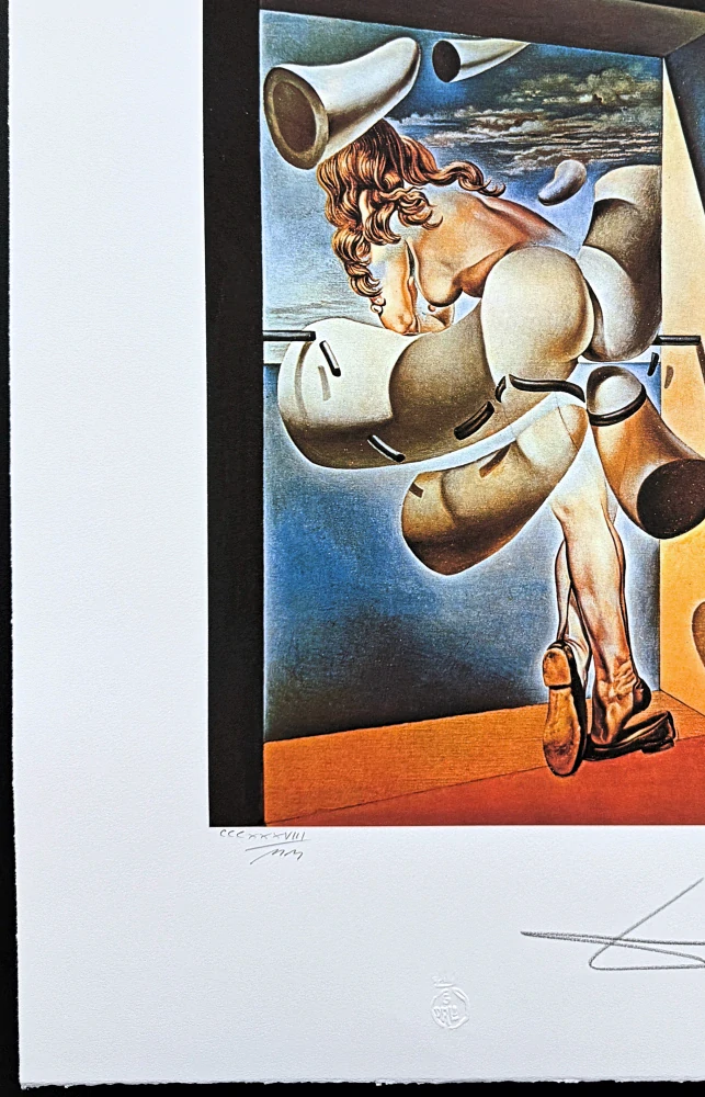 Salvador Dalí - Joven Virgen - signováno, limitovaná edice, 50x66cm