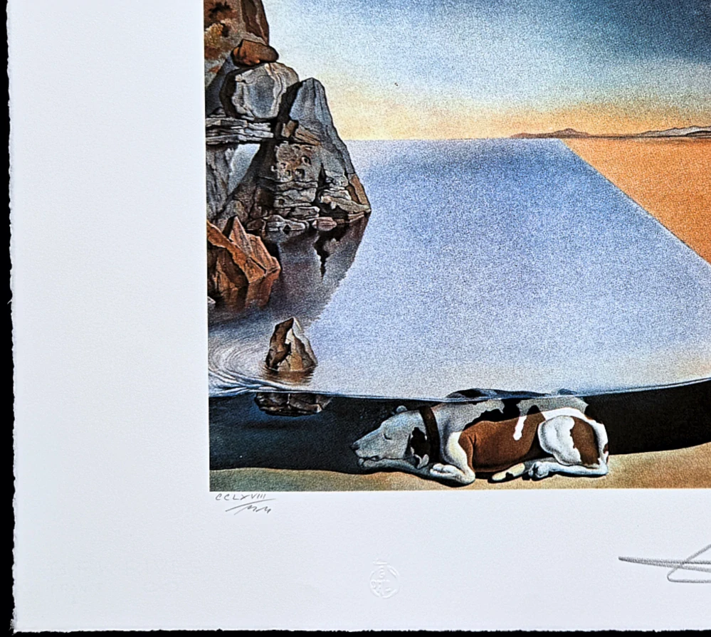 Salvador Dalí - Dali at the Age of six - signováno, limitovaná edice, 66x50cm