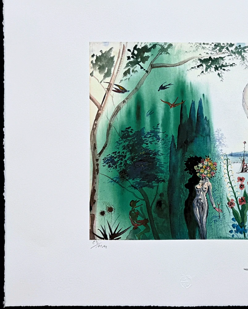 Salvador Dalí - Printemps - signováno, limitovaná edice, 66x50cm