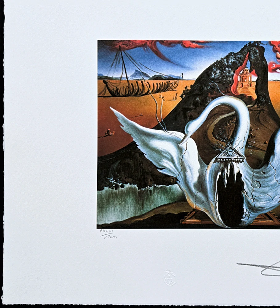 Salvador Dalí - Bacchanale ll - signováno, limitovaná edice, 66x50cm