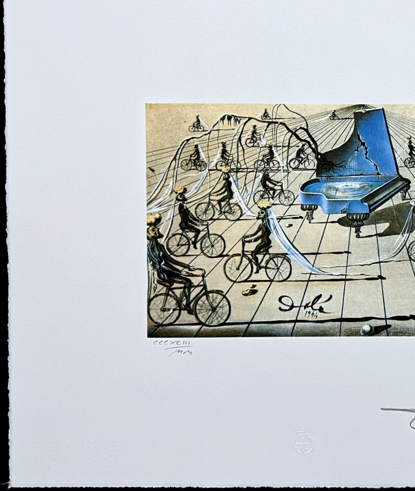 Salvador Dalí - Sentimental Colloquy - signováno, limitovaná edice, 66x50cm