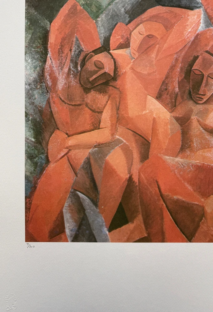 Pablo Picasso - Three Women 95/200 - signováno, s certifikátem, 50x70 cm