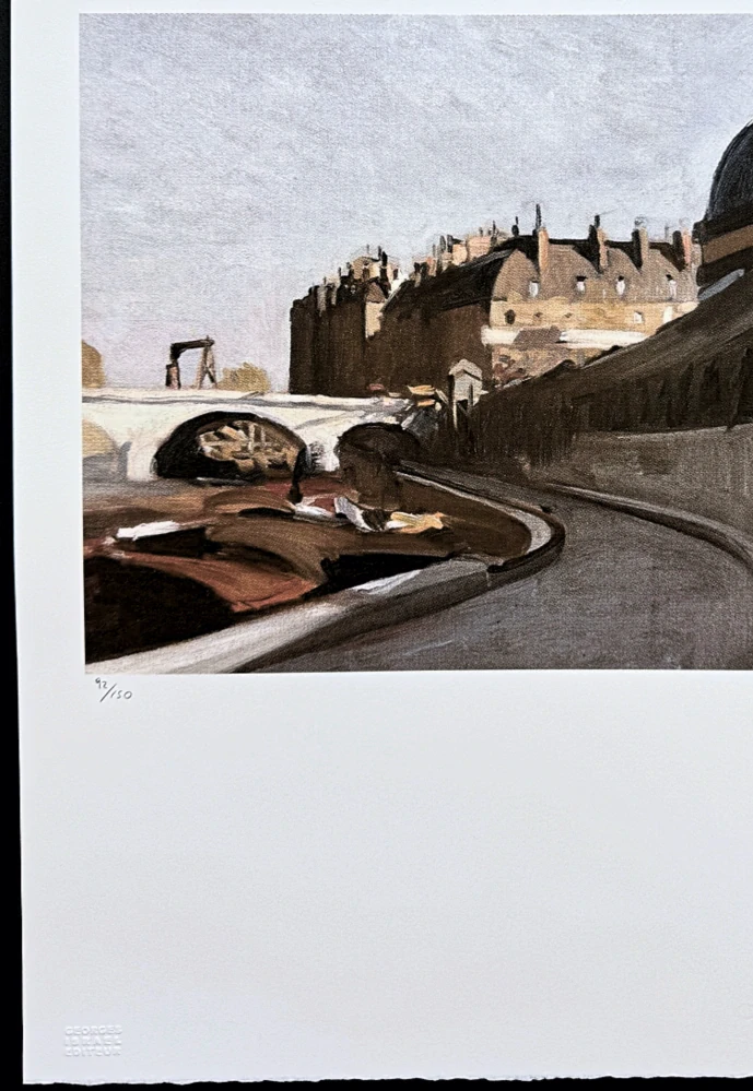Edward Hopper - Le quai des grands augustins 92/150 - limitovaná edice, s certifikátem, 38x57 cm
