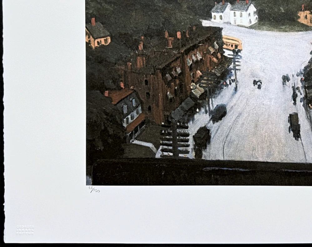 Edward Hopper - Vermont sugar house 55/150 - - limitovaná edice, s certifikátem, 57x38 cm
