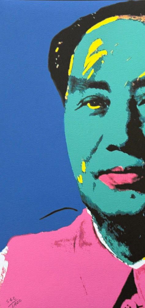 Andy Warhol - Mao Ce Tung I x/2400 - 60x60 cm, limitovaná edice CMOA s certifikátem