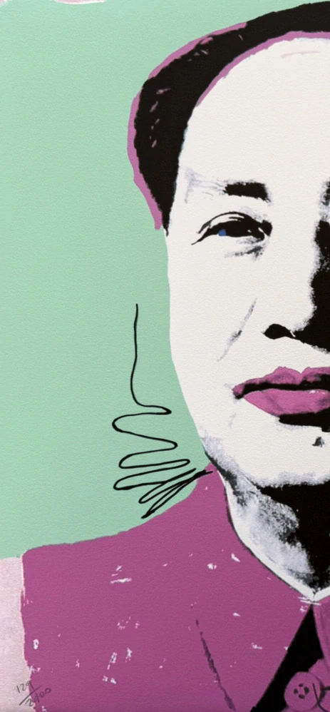 Andy Warhol - Mao Ce Tung II x/2400 - 60x60 cm, limitovaná edice CMOA s certifikátem