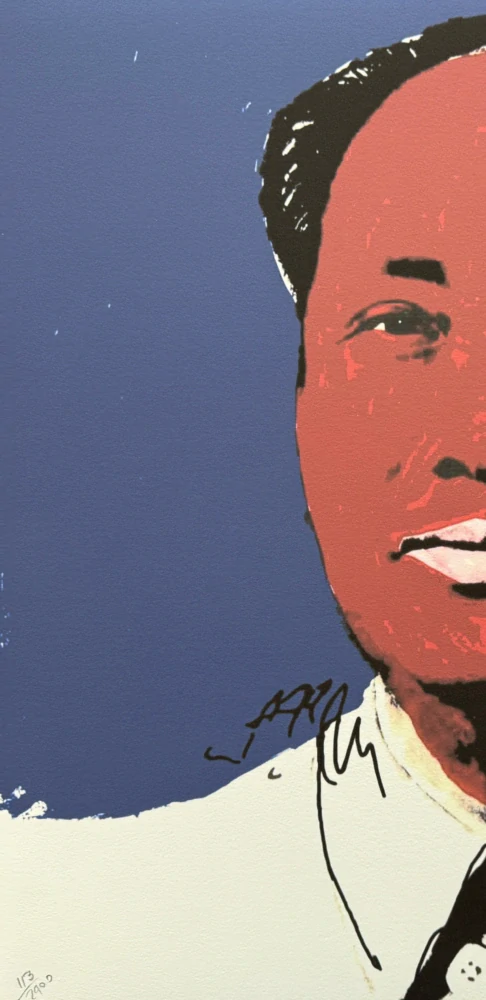 Andy Warhol - Mao Ce Tung III x/2400 - 60x60 cm, limitovaná edice CMOA s certifikátem