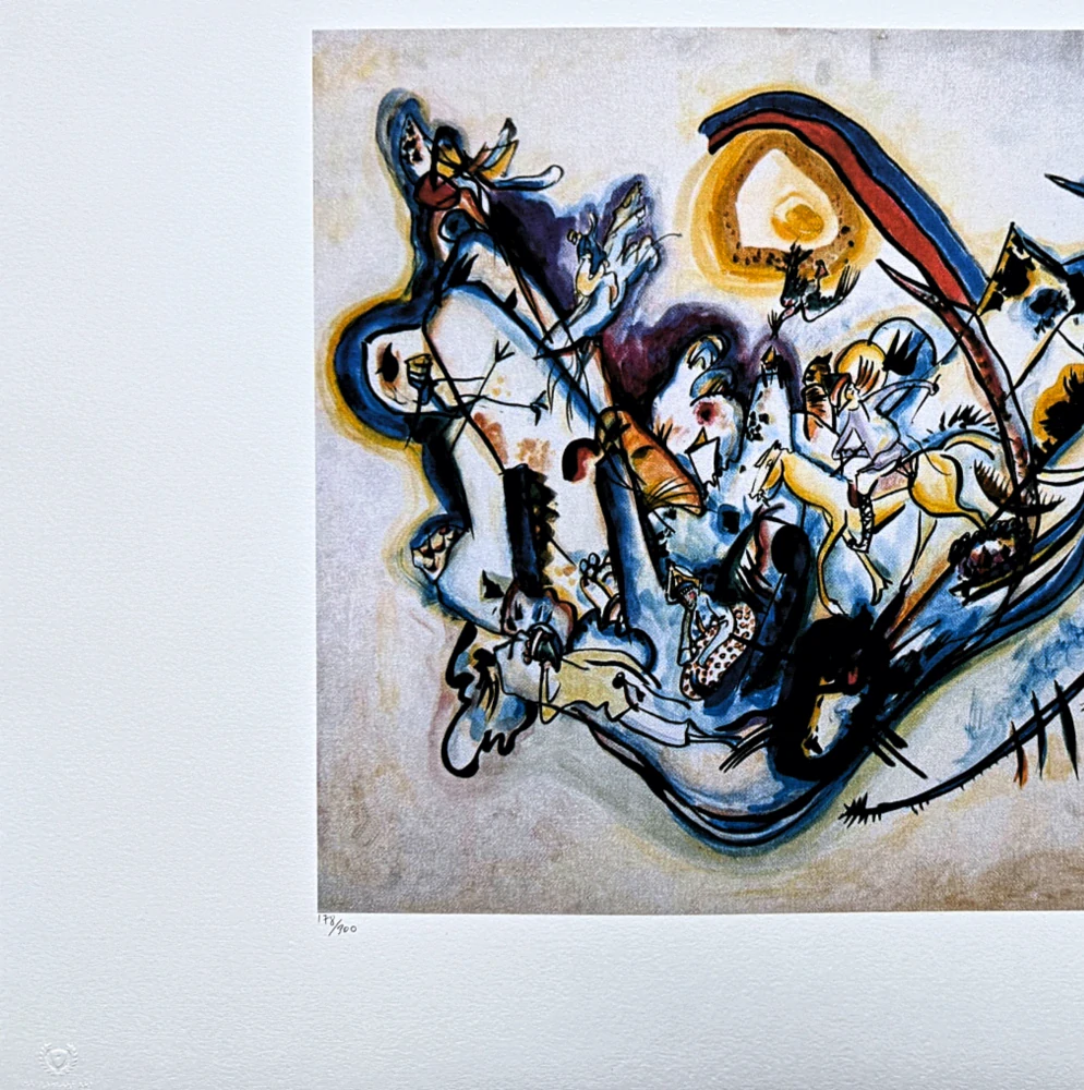 Wassily Kandinsky - Composition Vii - x/300 - signováno, číslovaná edice, 65x50 cm