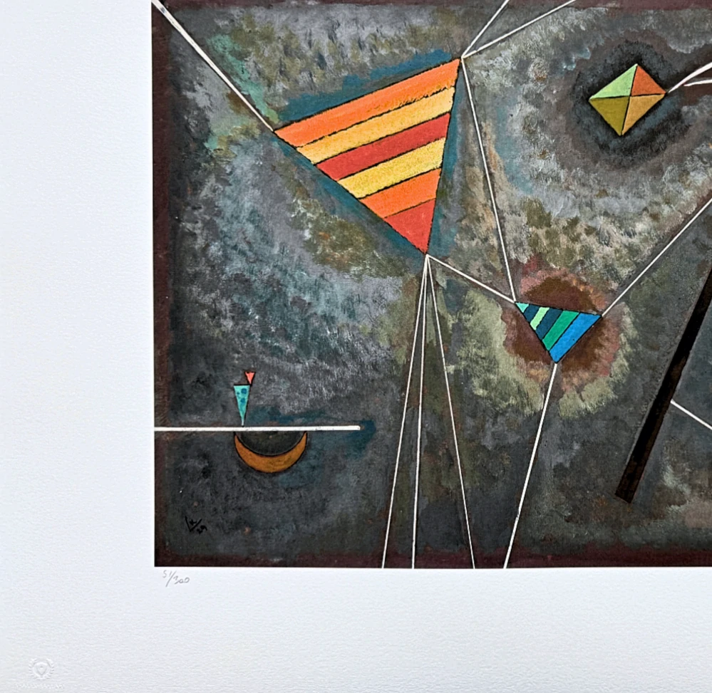 Wassily Kandinsky - In The Black Square - x/300 - signováno, číslovaná edice, 65x50 cm
