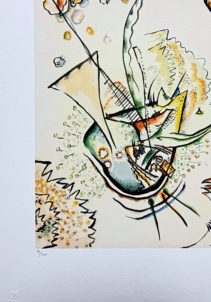 Wassily Kandinsky - Abstract Composition 1 -  x/300 - signováno, číslovaná edice, 50x65 cm