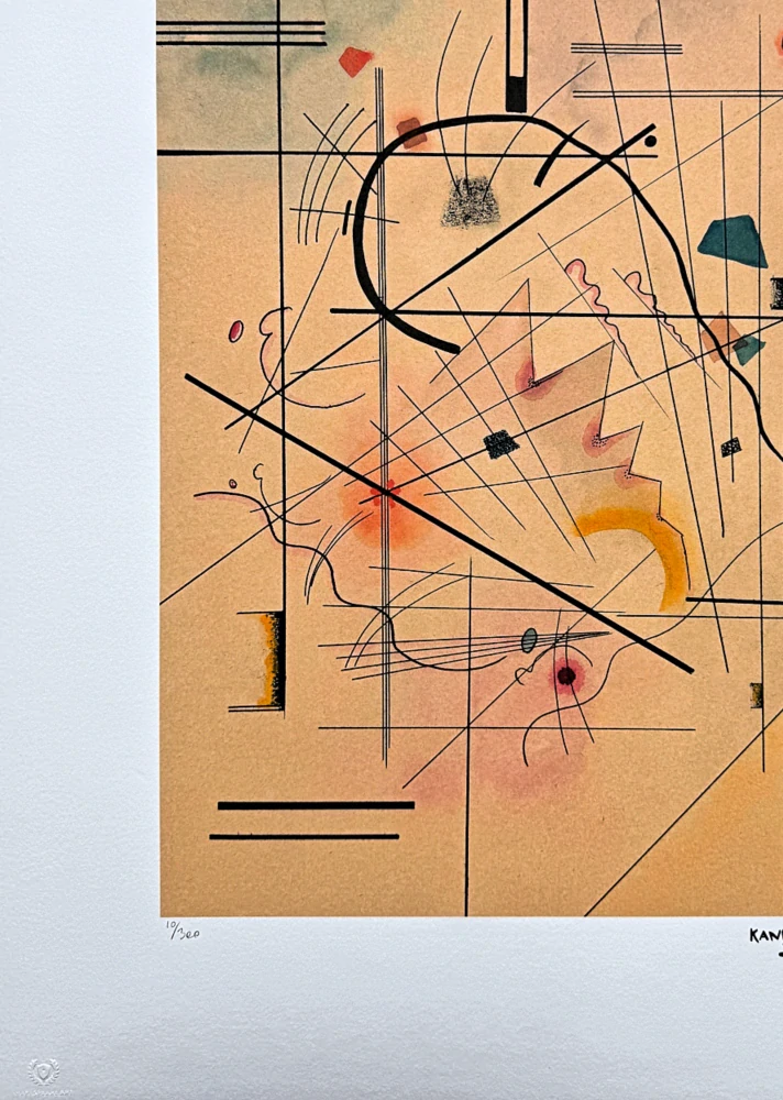 Wassily Kandinsky - Black Relationship -  x/300 - signováno, číslovaná edice, 50x65 cm
